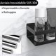 thumbnail image 5 of Estante de ducha sin perforación, estante de baño de acero inoxidable Sus304, negro mate - 30 cm, 5 of 5