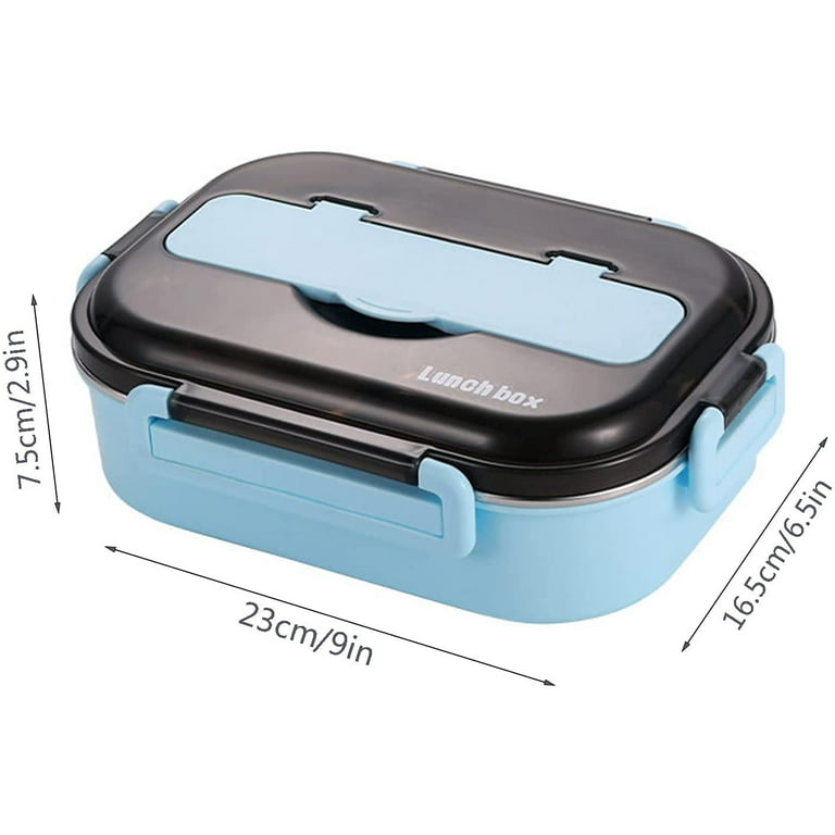 LIFESTYLE PRODUCTS 2-TIER THERMAL-INSULATED LUNCH BOX /CAMPING / SCHOOL /  PICNIC