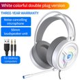 thumbnail image 3 of Redcolurful PSH-200 Wired Headset Stereo Sound Noise Reduction Cat Ear-shaped Hifi Colourful Light Headset, 3 of 8