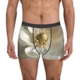 thumbnail image 1 of Fotbe Elegant Ivory Flower Calzoncillos Tipo Boxer con Bolsa de Soporte Total para Hombre, X-Temp Fresco, Transpirable y de Secado Rápido-Medium, 1 of 5