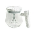thumbnail image 3 of Taza mezcladora eléctrica, taza mezcladora automática de vidrio de alta velocidad a prueba de fugas de 400ml con tapa para cocina y dormitorio Claro, 3 of 8