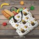 thumbnail image 5 of Balery Honey Bee Insect Bolsa de Mano para Mujeres con Cremallera, Bolsa de Gimnasio con Compartimentos, Bolsa para Laptop, Bolsa para Trabajo, 5 of 7