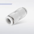 thumbnail image 3 of 1/2" x 3/8" Pneumatic Push to Connect Fittings Straight Union, White, 3 of 7