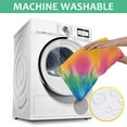 thumbnail image 6 of Rainbow Tie Dye Mandala Pattern Square Tablecloth,Waterproof Square Table Cover,Wipeable Spillproof Washable Table Cover for Home Kitchen Party Decor 60"x60"(152x152cm), 6 of 6
