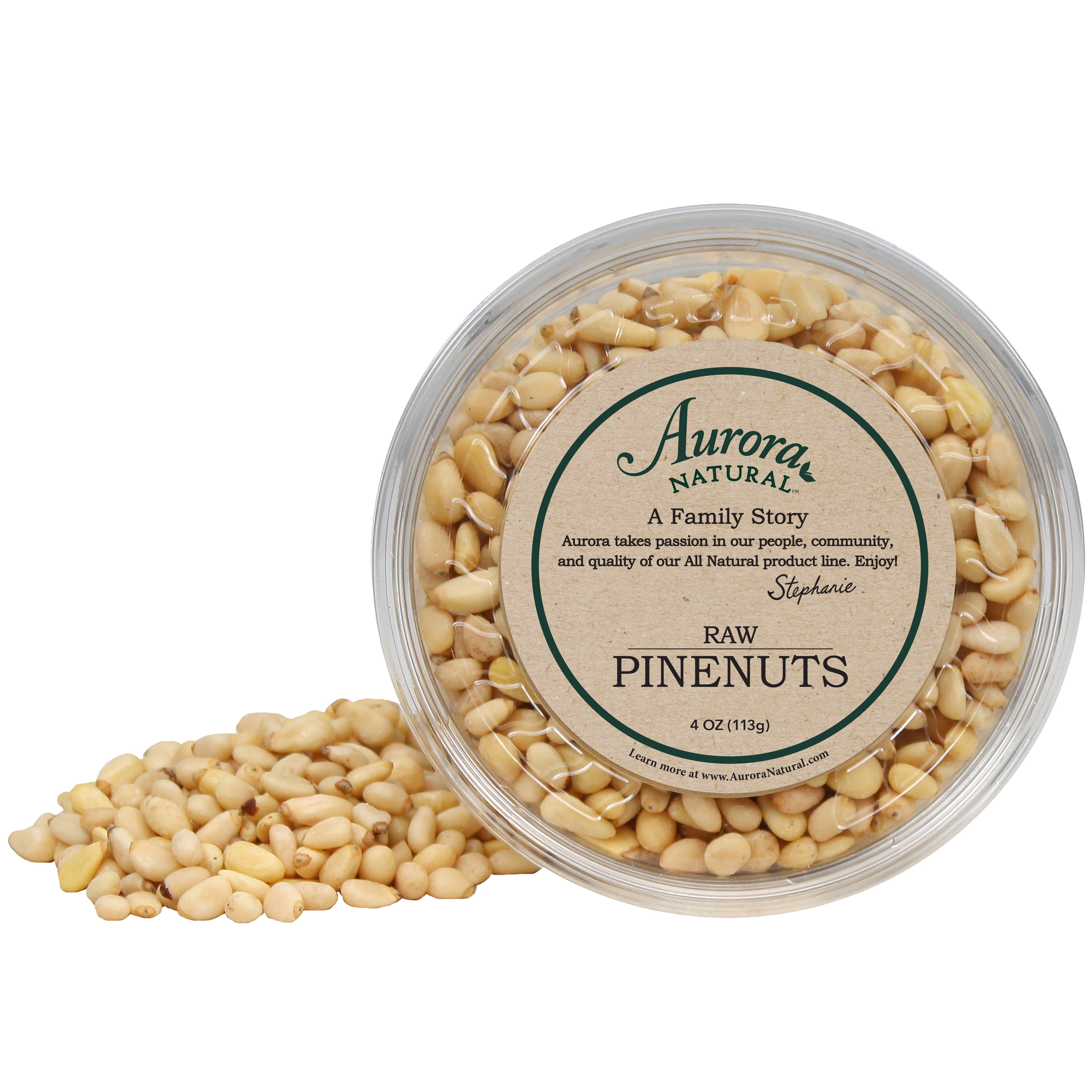 Aurora Natural Raw Pine Nuts, 4 Oz