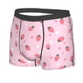 thumbnail image 2 of Wukai Floral Strawberr Print Men’s Underwear Breathable Boxer Briefs,&nbsp;Moisture Wicking & Breathable-XX-Large, 2 of 7