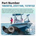thumbnail image 6 of MKP-33 Trolling Motor Prop Fit for Minn Kota, MKP-33 Weedless Wedge 2 Prop Fits 4" Motor Diameters, 1865018 Replace 1378132 Prop Kit, Trolling Motor Replacement Parts, 6 of 6