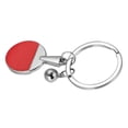 thumbnail image 4 of Paquete De 3-6 Mini Llavero Colgante De Tenis De Mesa Llavero Regalo - Rojo 3 piezas, 4 of 8
