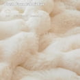 thumbnail image 5 of ROSEKIND Ultra Soft Cozy Faux Fur Throw Blanket, Fuzzy Plush Thick Bubble Blanket| White|50x60inch, 5 of 8