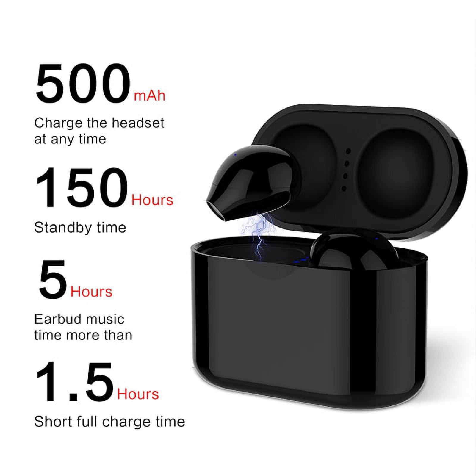 Invisible Mini Earbuds Bluetooth Earphones Hidden TWS Wireless Headphones With Mic Long Standby Type C Earpiece Dropshipping