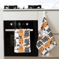 thumbnail image 4 of Qekee Funny Cats Qekee {designName} Patten Kitchen Towels, Dish Towels,Kitchen Hand Towels,Absorbent Quick Drying Cleaning Towel, 16x26 Inches, 4 of 7