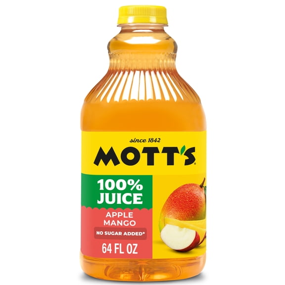 Mott's 100% Juice Apple Mango Juice, 64 Fluid Ounce, Bottle