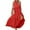 Red, variant on LTTVQM Women's Long Dresses Summer Flowy Sleeveless Maxi Dress Vacation V Neck Ruffle Tiered Sundresses Loose Fit Dress with Pocket Light Purple XXL