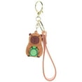 thumbnail image 1 of Llavero de carpincho, bonito llavero colgante, llavero decorativo, llavero de bolso., 1 of 5
