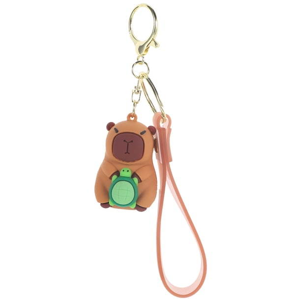 Capybara colgante mochila mochila llavero lindo llavero decorativo
