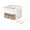 White, variant on 50-Cube Ice Maker with Easy Press Cap Double Layer Ice Cube Maker Refrigerator Household Ice Storage Ice Box