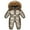 20 Gold, variant on guisaled Baby Girl Winter Snowsuit Toddler Jacket Clothes for Boy Infant Jumpsuit Hoodied Winter Outdoor Warm Waterproof Coverall Snow Suit