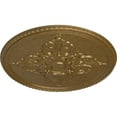 thumbnail image 3 of 54 1/4"OD x 2 7/8"P Milton Ceiling Medallion (Fits Canopies up to 10 1/2"), Hand-Painted Pale Gold, 3 of 6