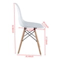 thumbnail image 4 of Holaki Square Dining Table Set for 4, 5-Piece Farmhouse Dining Table with 4 Chairs for Dining Room & Coffee Shop & Small Spaces, 4 of 6
