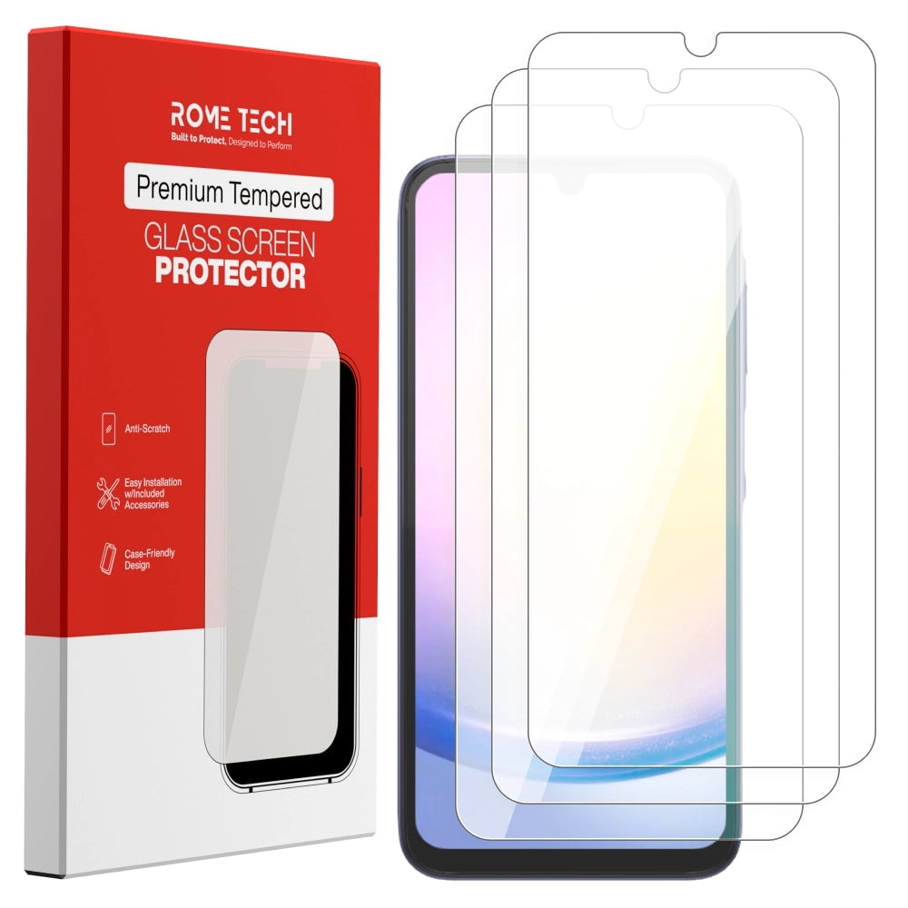 Samsung Galaxy A25 5G Tempered Glass Screen Protector 3 per Pack