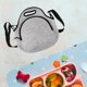 thumbnail image 4 of Bolsa de almuerzo aislada tamaño perfecto resistente refrigerador almuerzo bolsillos reutilizables fiambrera para oficina entrenamiento cocina , gris Soledad Bolsa de almuerzo, 4 of 8