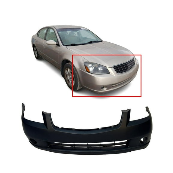 DCP Primed Front Bumper Cover For 2005-2006 Nissan Altima NI1000219 62022ZB000