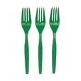 thumbnail image 1 of Fun Express - Kelly Green Plastic Forks (50 Pc) - Party Supplies - Solid Tableware - Cutlery - 50 Pieces, 1 of 4