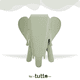 thumbnail image 2 of Banco Para Niños Moderno Y Resistente Diseño De Elefante Mdo Pequeño Taburete Infantil MDO LUMPY, 2 of 6