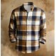 thumbnail image 3 of Ceisia Men's Casual Striped Half Button Round Neck Pullover with Pocket Daily Fashion Top Gift, 3 of 5