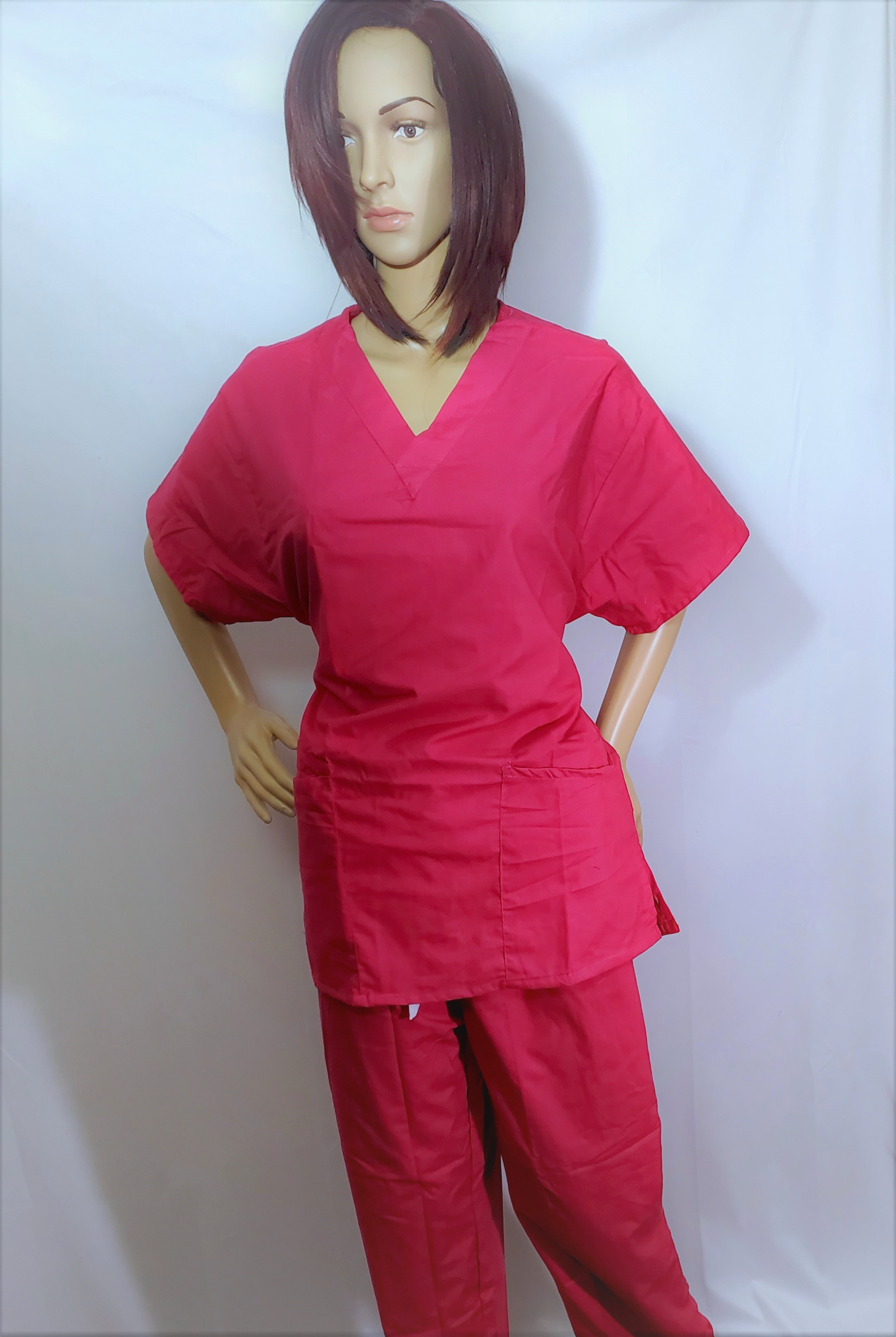 Happy Scrubs Pink VNeck Scrub Set for Adult Women Size Small, 24