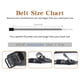 thumbnail image 3 of COWATHER Casual Canvas Men Belts For Men, SG020 Black Double Ring Metal Buckle 120cm Men Belt, 3 of 4