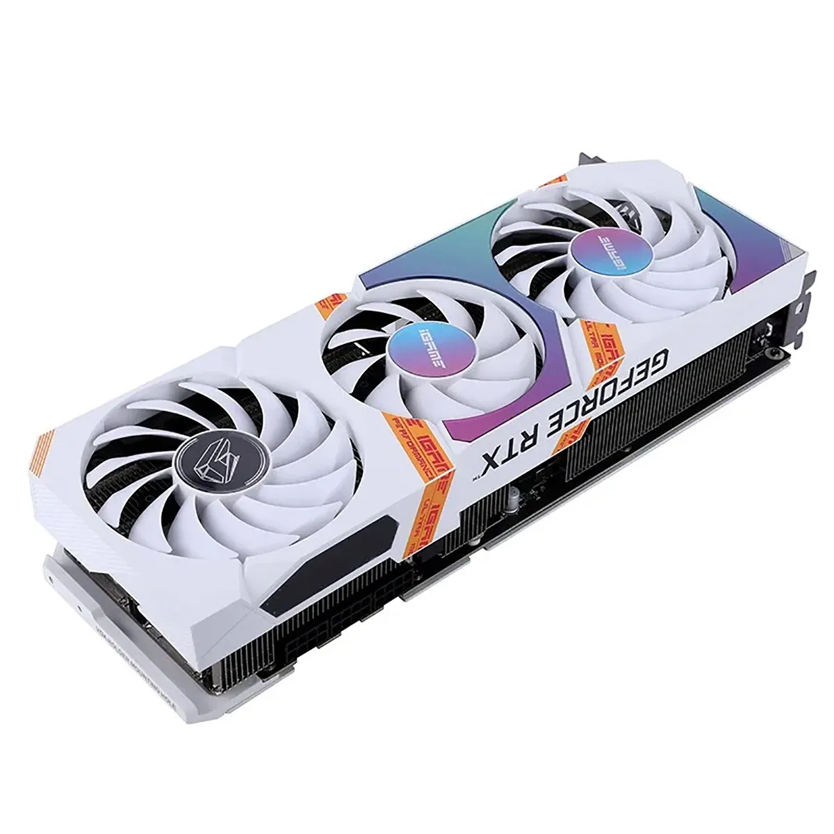 Colorful iGame RTX3080 Ultra W OC 10G LHR GDDR6X gaming computer white graphics card