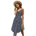 thumbnail image 6 of Summer Dresses for Women Maxi Dress Suspender Polka Dot Dress Casual Holiday Style, 6 of 6