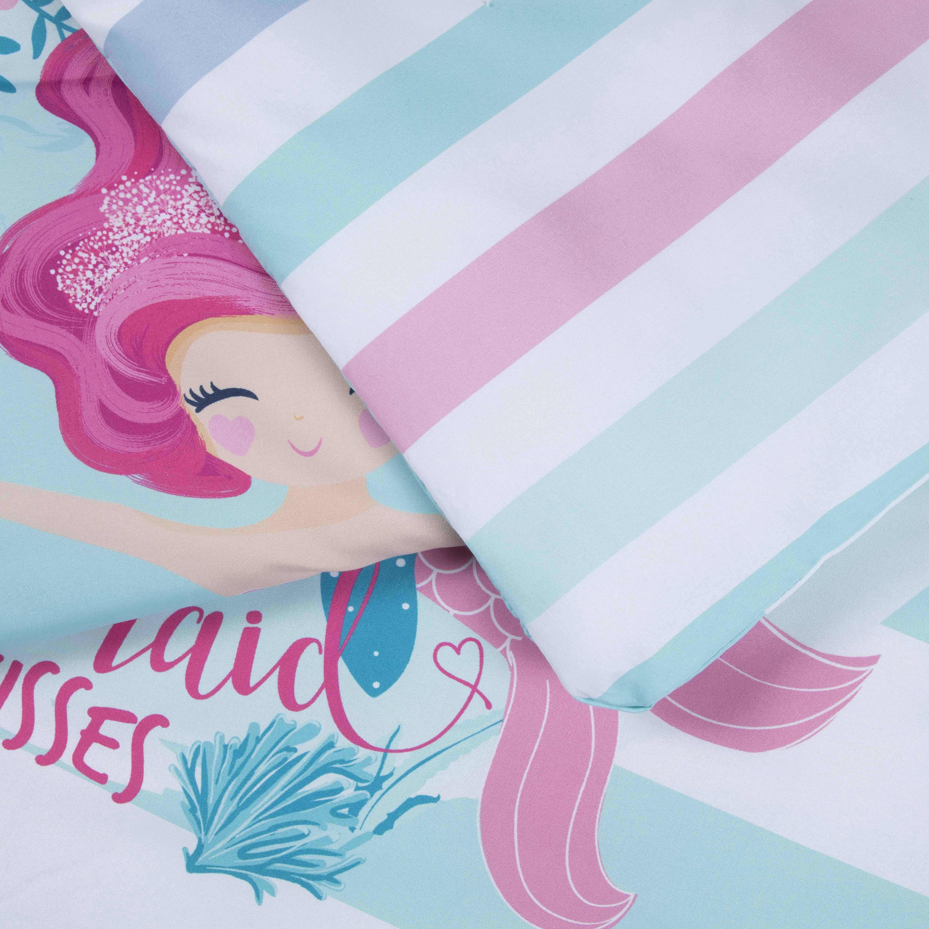 Heritage Club Mermaid and Make Waves Bed in a Bag Set, Full, Polyester