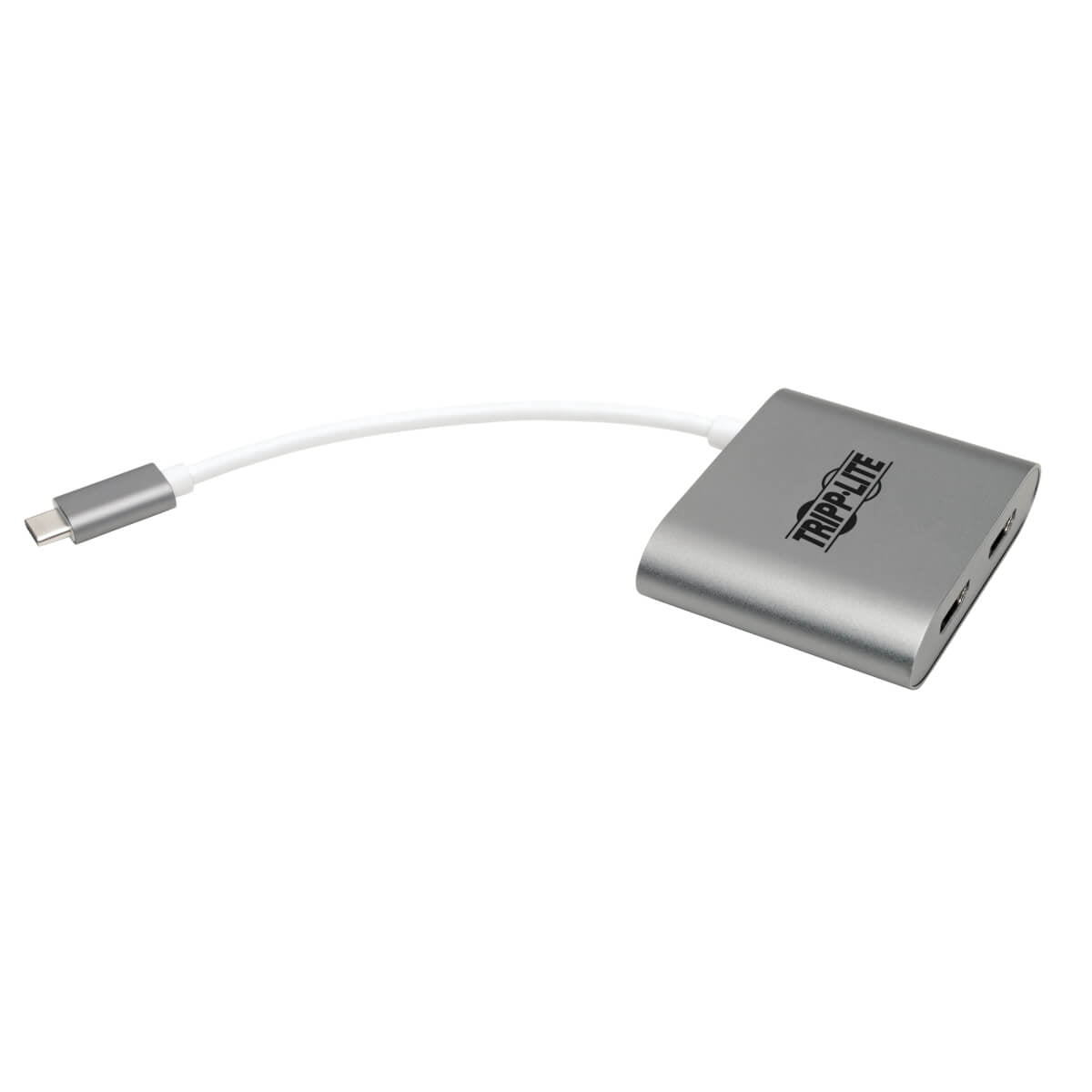Tripp Lite Usb C To Hdmi Adapter Converter 2-port Dual Usb-c 3.1 4k@30hz - External Video Adapter - Usb-c 3.1 Gen 1 - Hdmi - Gray