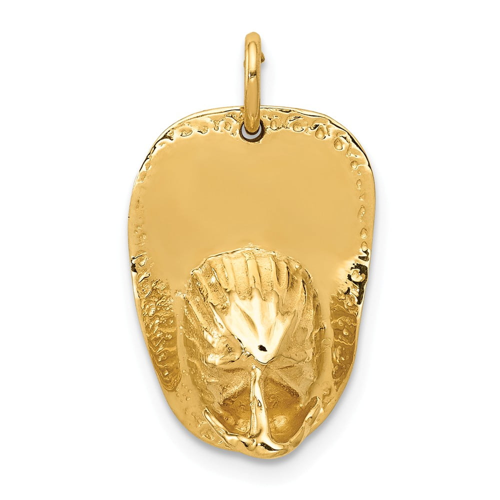 14k Solid 3-Dimensional Stork Charm 14 kt Yellow Gold 14k Solid 3-Dimensional Stork Charm 14 kt Yellow Gold