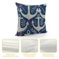 thumbnail image 4 of Nawypu  Anchor Decorative Pillow Cover for Couch Nautical Decor Square Cushion Case Sofa Home Decorations Dark Blue, 4 of 5