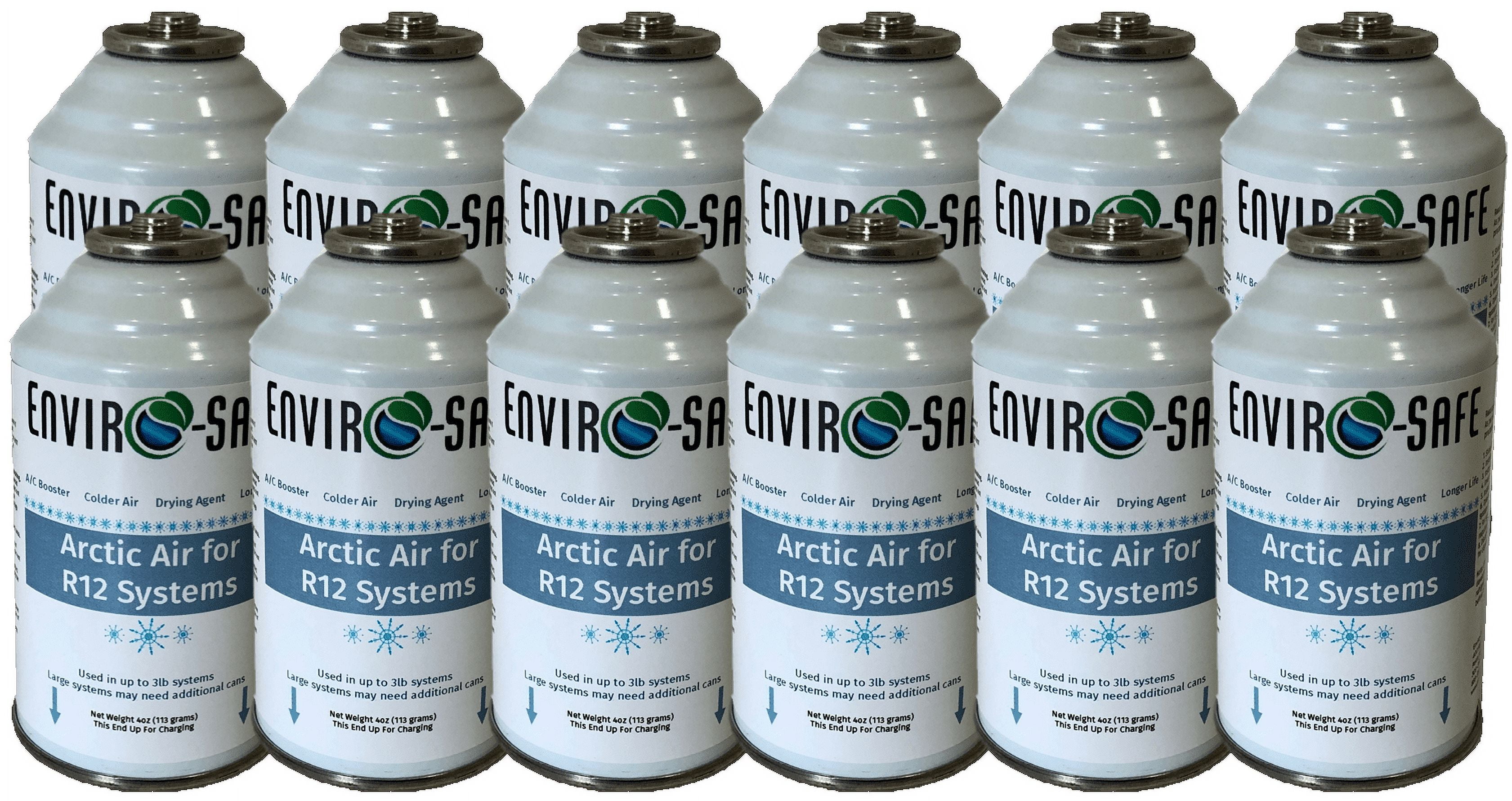Arctic Air for R12 Systems, R-12a, R12, Multi-pack Case of 12 Cans, Automotive, Refrigeration