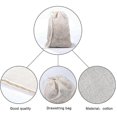 thumbnail image 3 of 20 Pieces Large Muslin Bags Cotton Drawstring Bags,Tea Brew Bags (8 X 12 Inches), 3 of 5