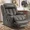 Dark Grey, variant on Large Electric Power Lift Recliner Chair with Extended Footrest for Elderly Big, Extra Large and Wide Reclining Sofa for Living Room, Home Theater Seating with Massage and Heat(Plush-Grey)