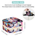 thumbnail image 5 of Rhino Travel Portable Square Jewelry Box Earring Necklace Bracelet Organizer Storage Display Case Holder Stand Decorative Box Organize, 5 of 6