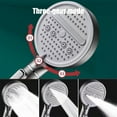 thumbnail image 5 of 3 Adjustable High Pressure Shower Head, Water Massage Shower, Water Saving Bathroom Accessory, Powerful Spray, Craftsmanship, Easy To Install, 5 of 6