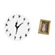 thumbnail image 5 of Reloj de pared,Reloj de pared con bailarina,reloj decorativo colgante.,Relojes de pared silenciosos Reloj decorativo de tiempo silencioso,Marco de fotos,Soporte para marco de fotos de, 5 of 8