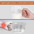 thumbnail image 3 of Vaso medidor Newness Glass de 500 ml, 0,5 l, con mango y 3 balanzas, 3 of 7