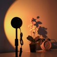thumbnail image 1 of Sunset Light Projector Lamp - USB Sunset Projection LED Night Light with 180° Rotation - Height-Adjustable Network Red Decorative Lights, Romantic Modern Floor Light for Living Room Bedroom, 1 of 5