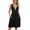 Black, variant on Purcoar Women's V-Neck Midi Dress Summer Casual Sleeveless Dress with Pockets