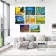 thumbnail image 1 of Set 8 Cuadros Arte Van Gogh En Lienzo Canvas Con Bastidor, 1 of 4