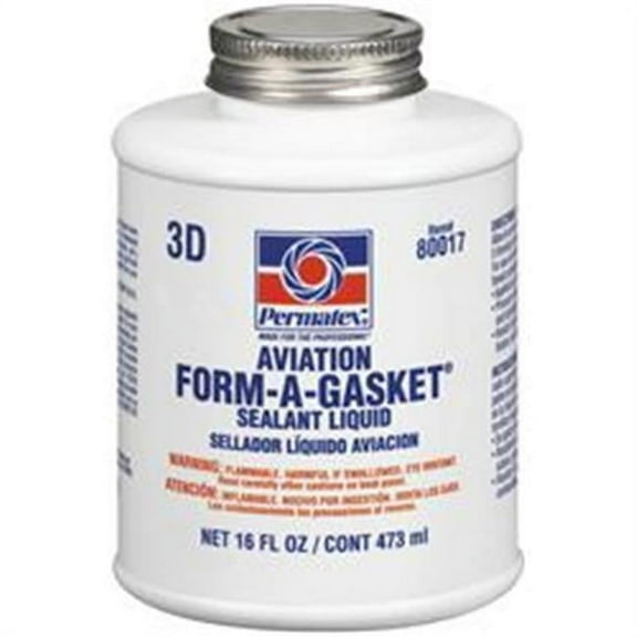PERMTX-LOCKT 80017 Form-A-Gasket No. 3 Sealant - 16 Oz.