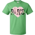 thumbnail image 3 of Inktastic Paris Pink Heart Eiffel Tower with Flowers T-Shirt, 3 of 5
