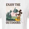 thumbnail image 3 of Disney - Enjoy The Outdoors Mickey - Juniors Cropped Cotton Blend T-Shirt, 3 of 5